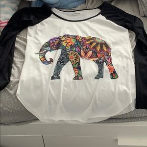 Elephant long sleeve top